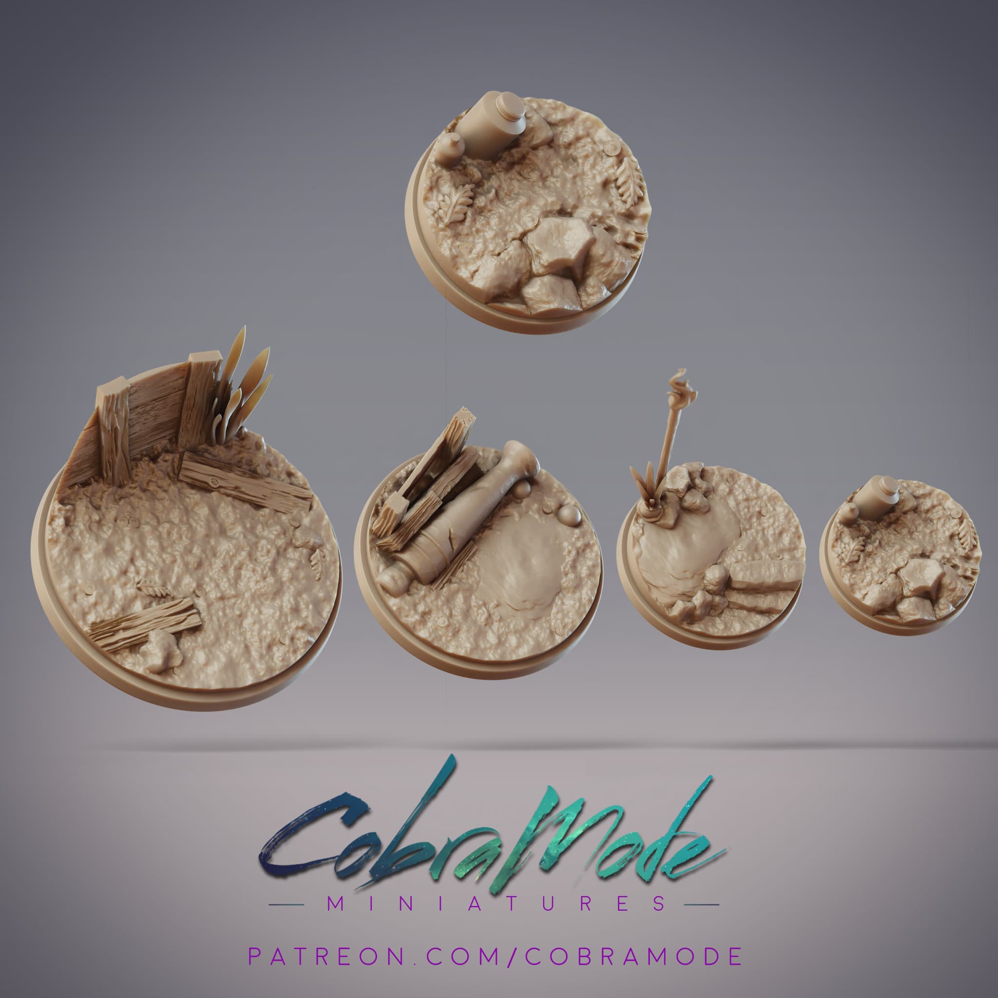 Pirate Cove Base Pack (4pcs)