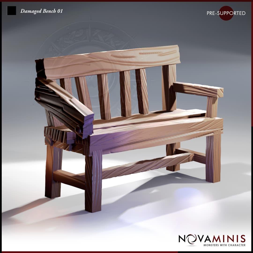 Damaged Bench 01