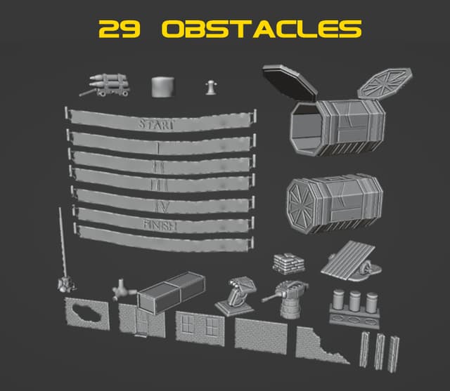 Post Apocalyptic Vehicular Combat Obstacles