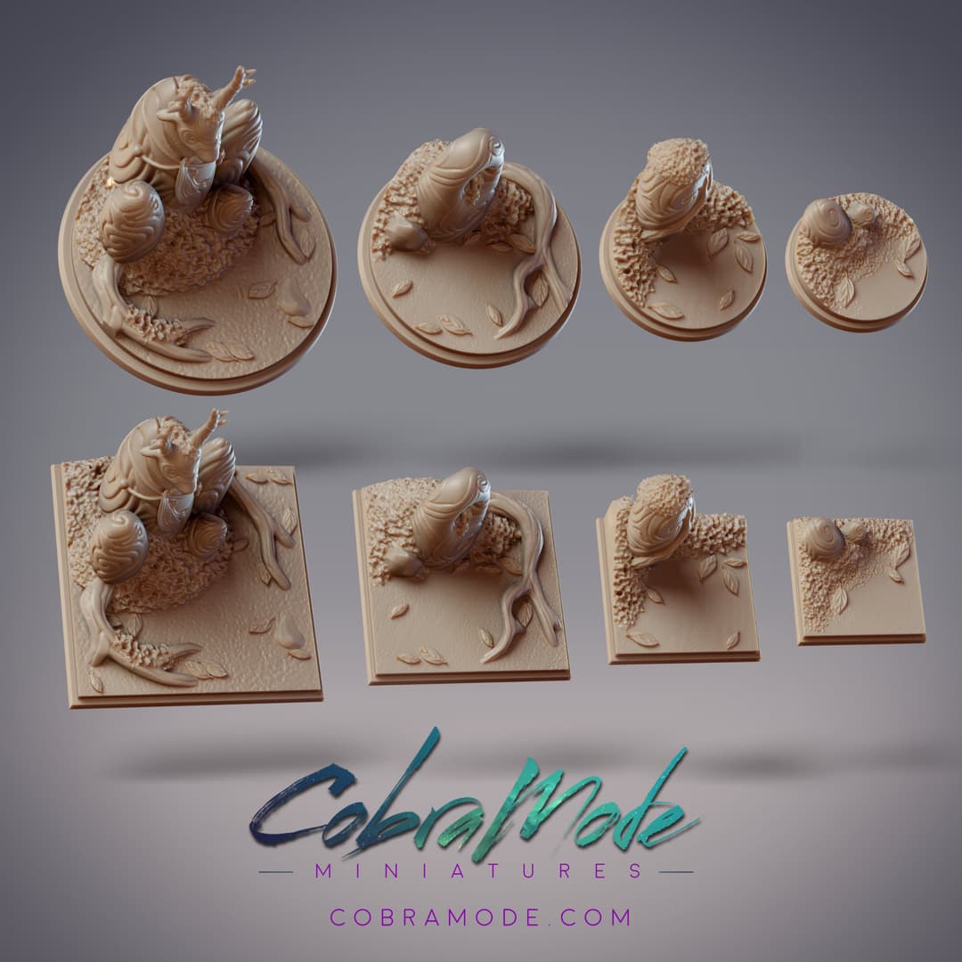 Ciorcal Stones 1 Base Pack (8pcs) - Round and Square Versions