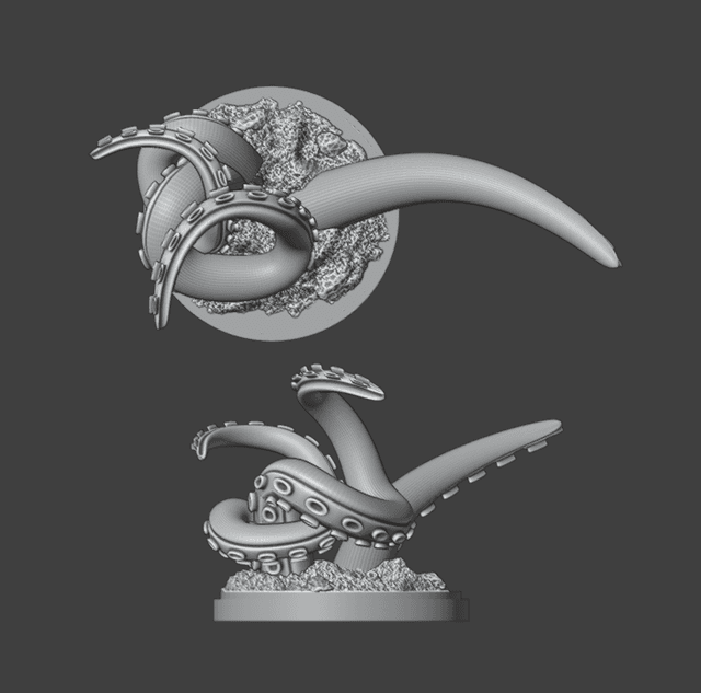 28mm Scale Tentacle Creature Two