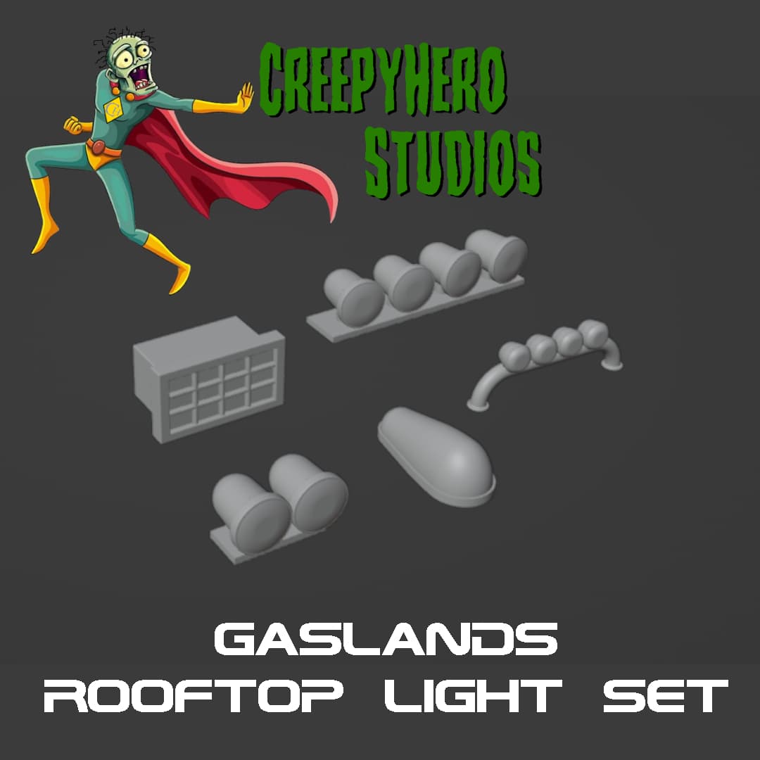 Gaslands Rooftop Light Set