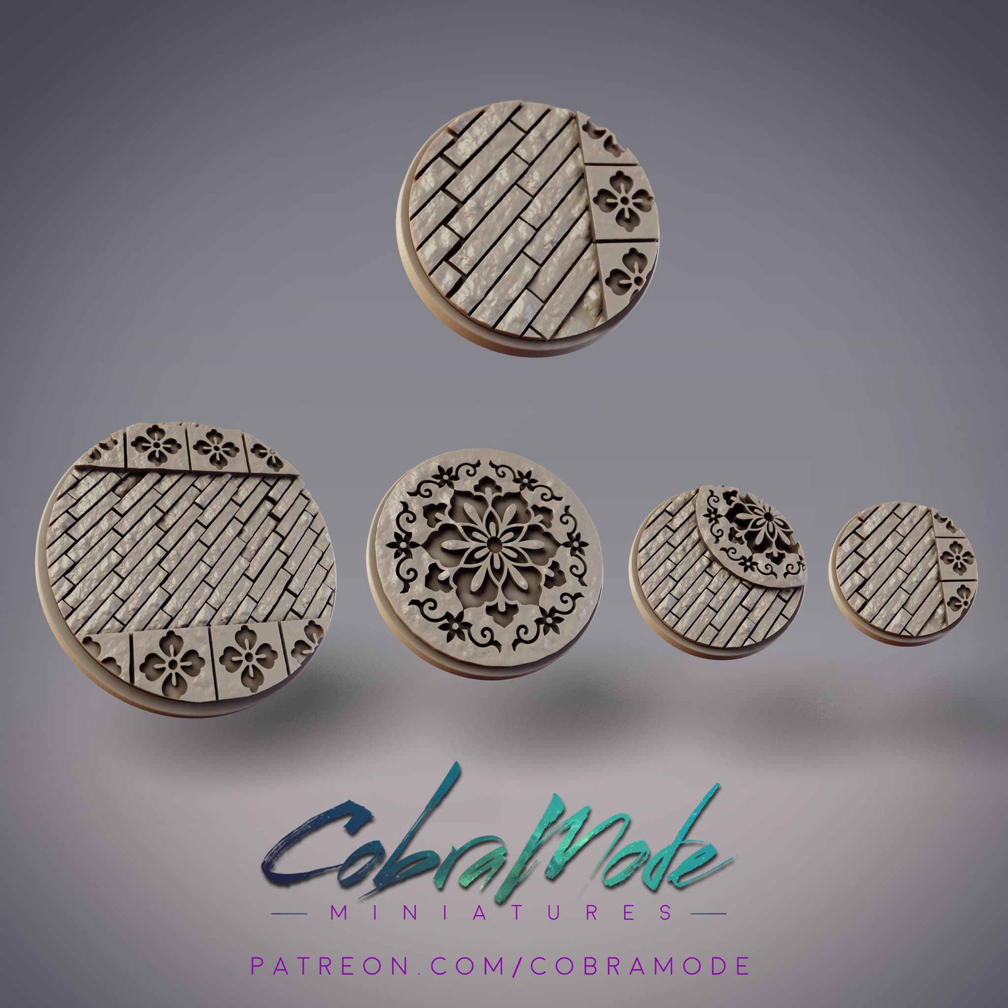 Temple Tile Base Pack (4pc)