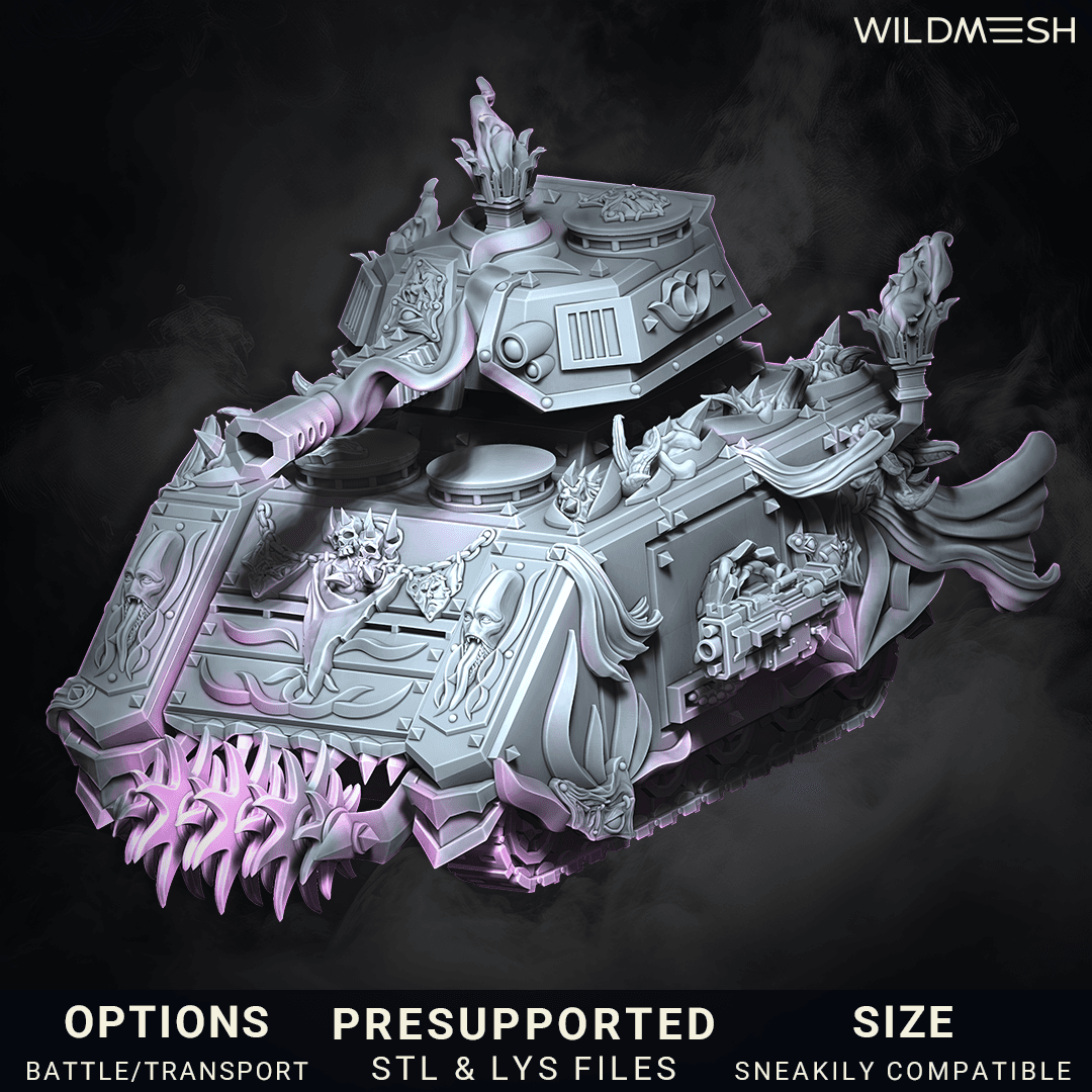 Chaos Excess - Battle Tank/Transporter Bundle Multipart Set