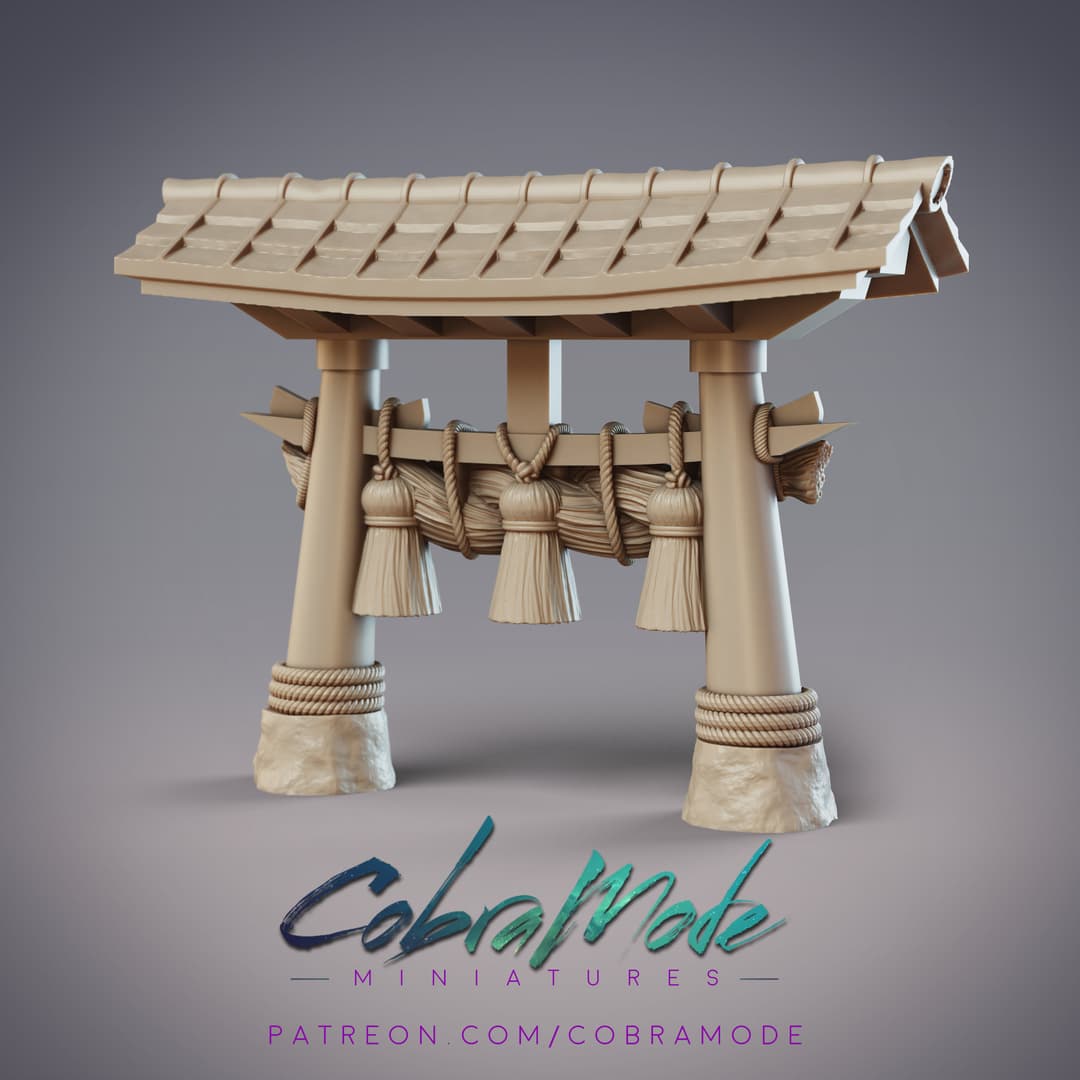 Torii Gate Scatter Terrain (Pre-supported)