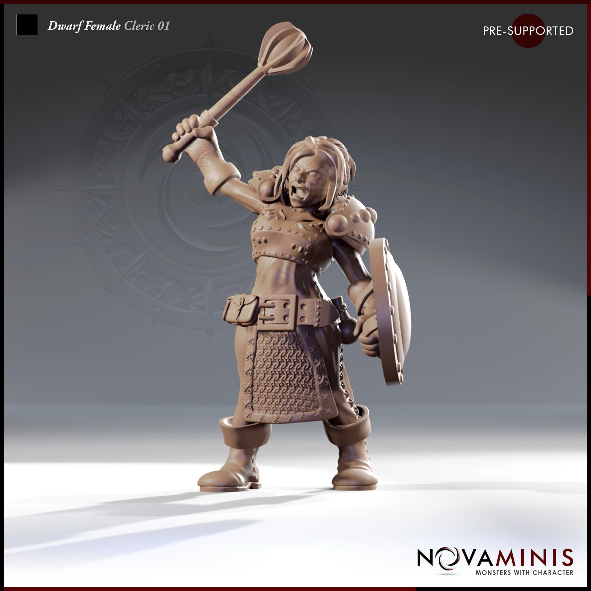 Dwarf Female Cleric 01