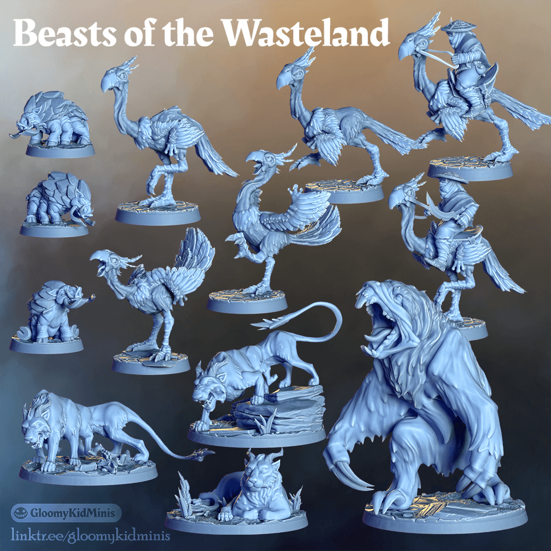 Beasts of the Wasteland (Dark Sun 18), Full Set