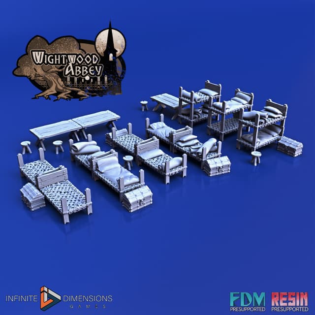 Dormitory Furnishings Set