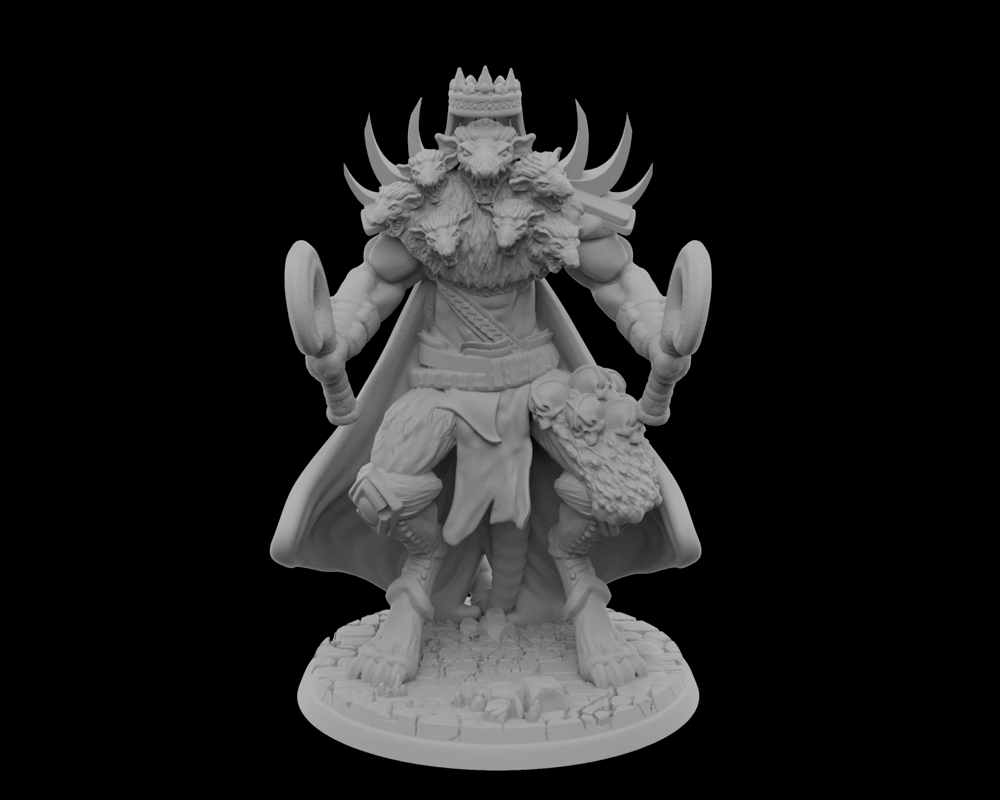 Ratfolk - Rat King - V3 - DnD - by STF_CSC