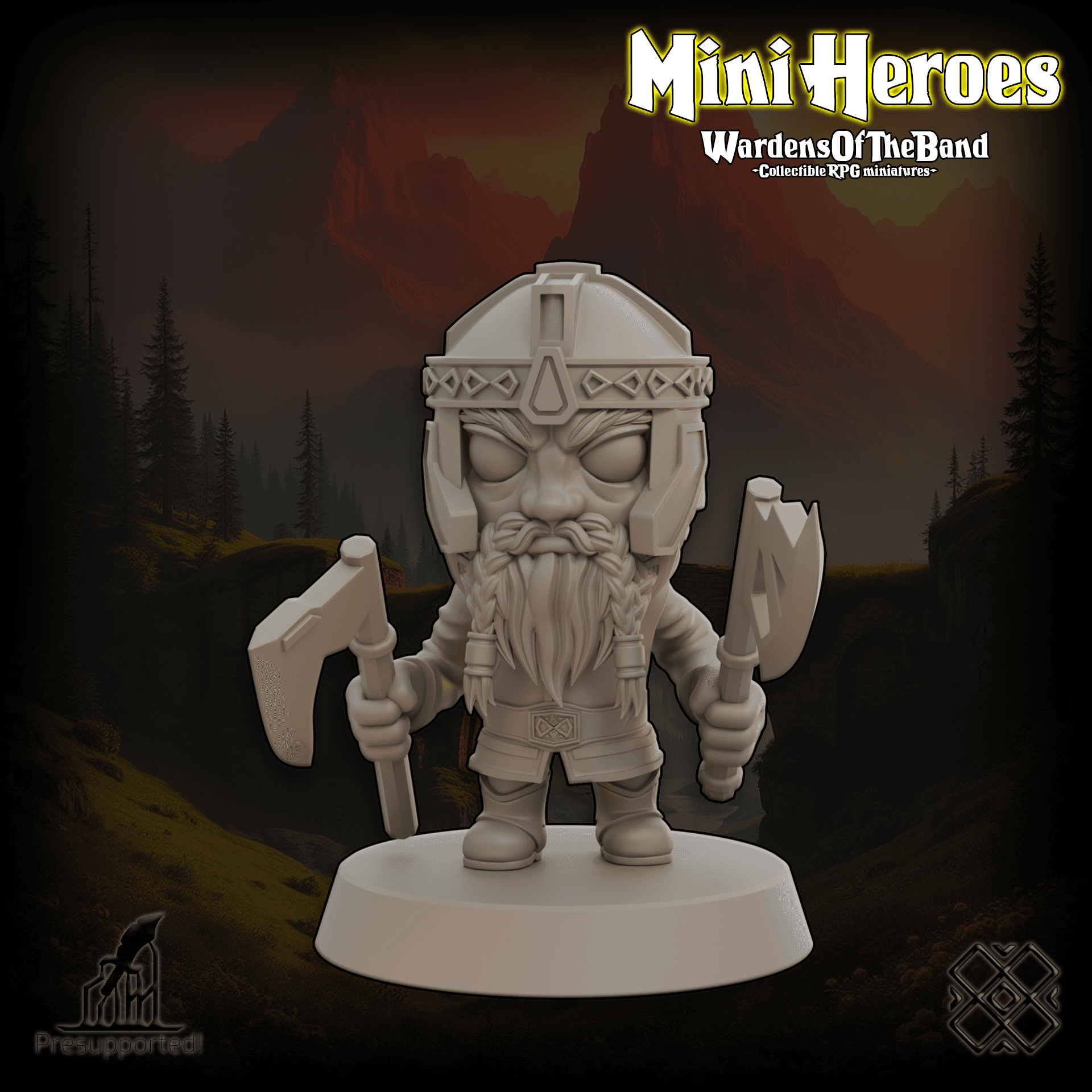 Mini Heroes - Brunthar the Dwarf