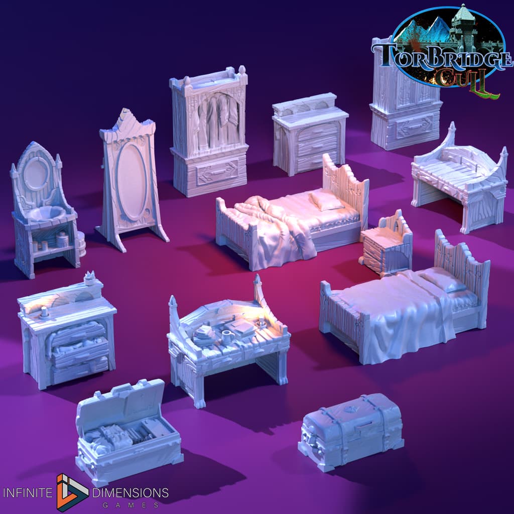 Medieval Room Furniture