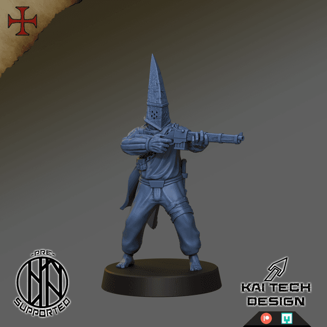Devoted Cultists - Soldier 3, assault rifle