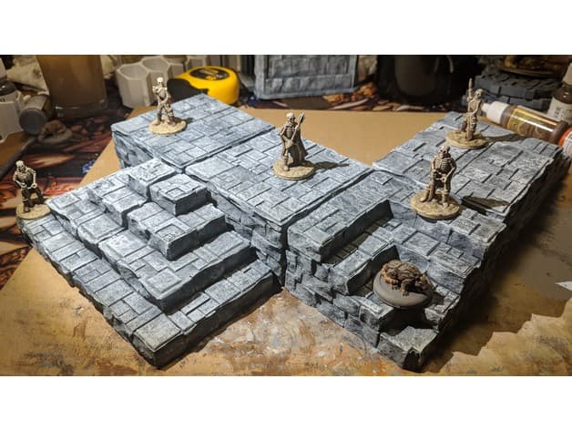 Fantasy Wargame Terain - Tilestone Stackers