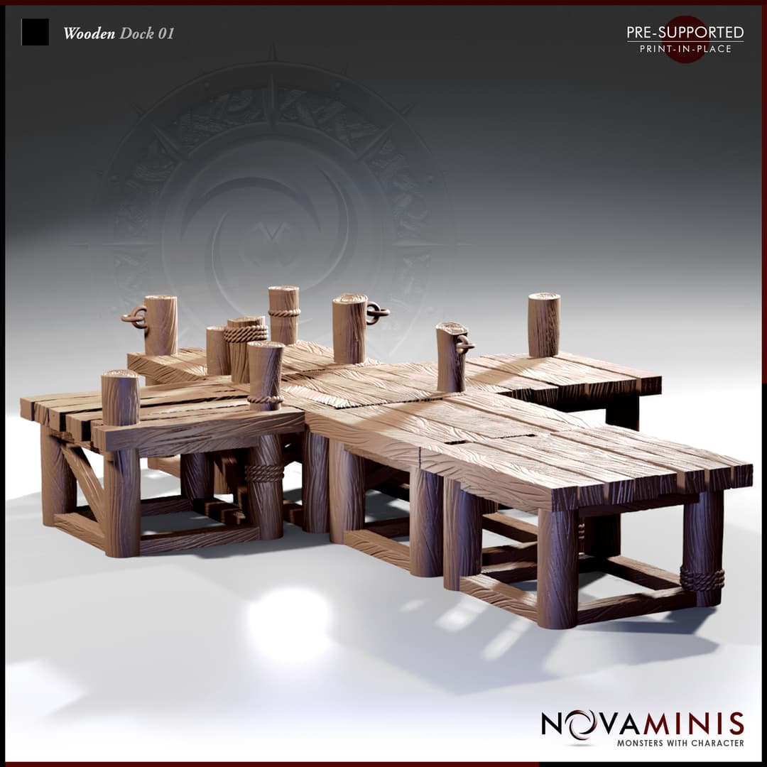 Wooden Dock 01 [Modular]