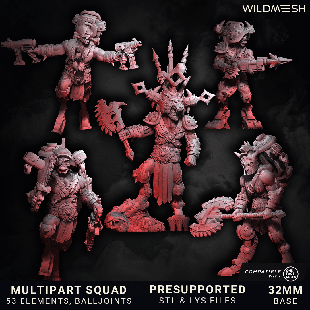 Chaos Wrath - Bestiarii Multipart Squad