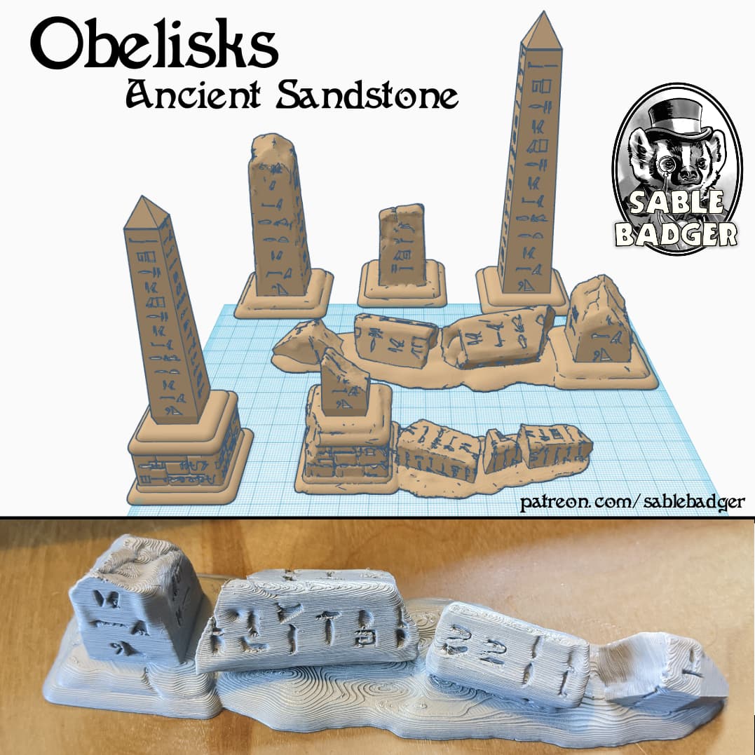 Ancient Sandstone - Obelisks