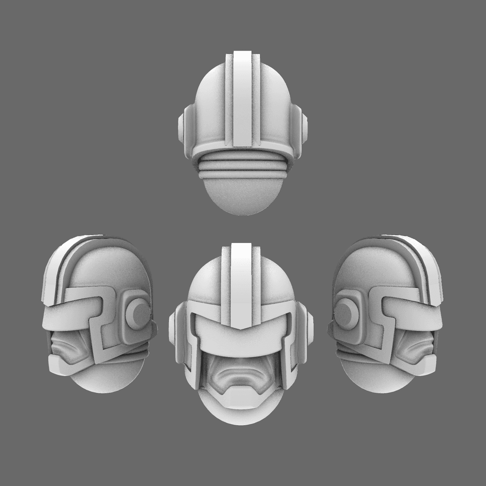 Space Knights V1 Exterminator Judicator Helmet