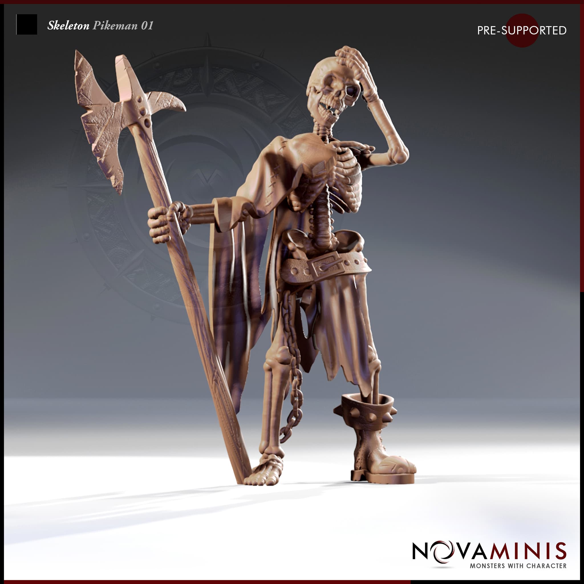 Skeleton Pikeman 01