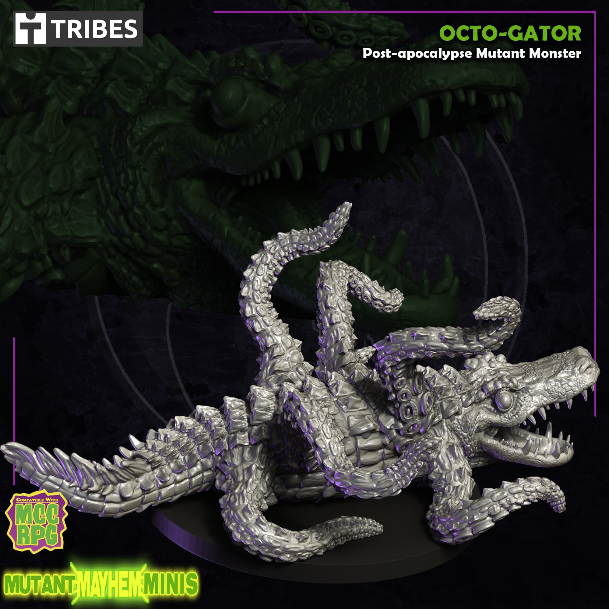 OCTO-GATOR: RPG Post-apocalypse Mutant Monster