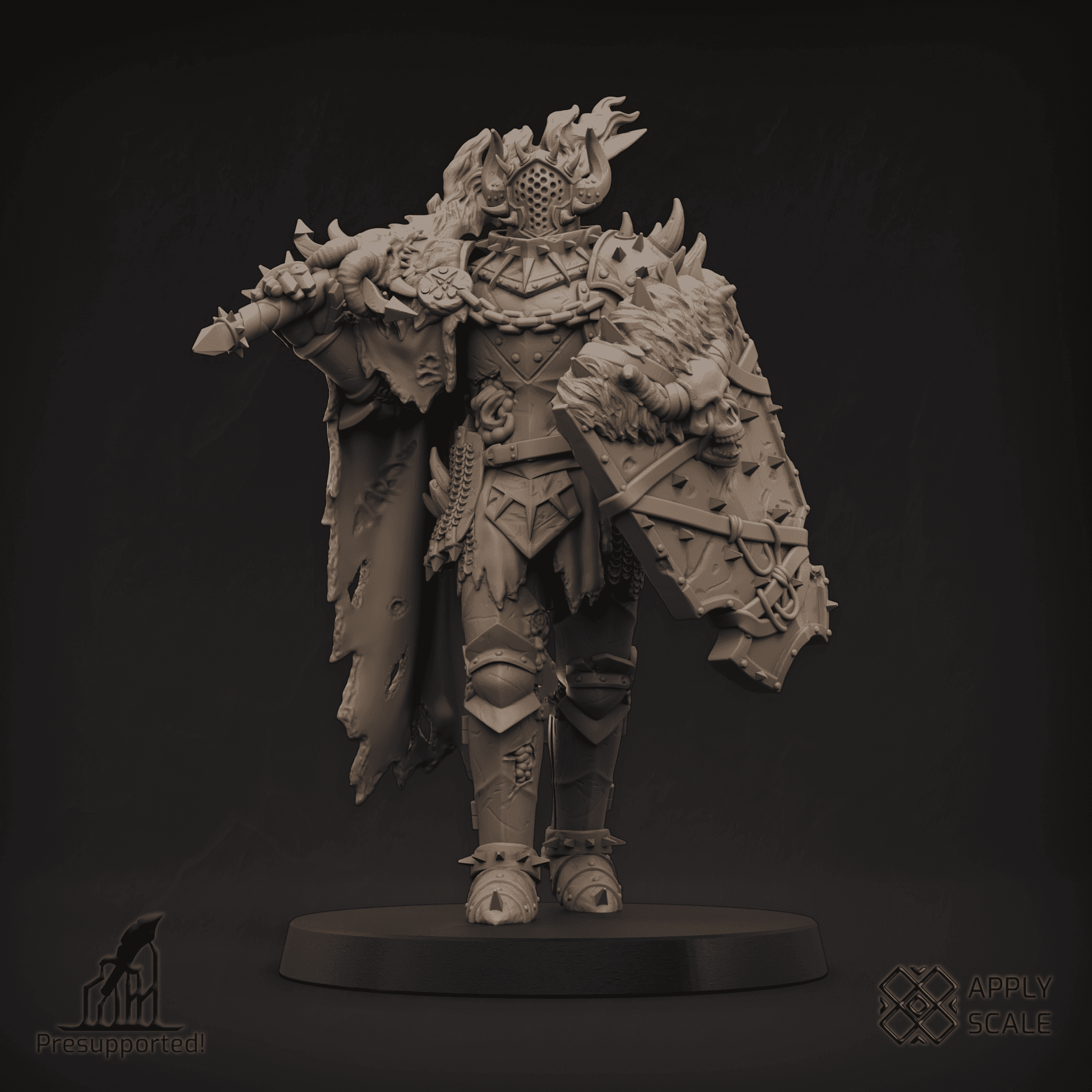Infernal Knight 1 - Cursed Paladin - Warrior of Hell