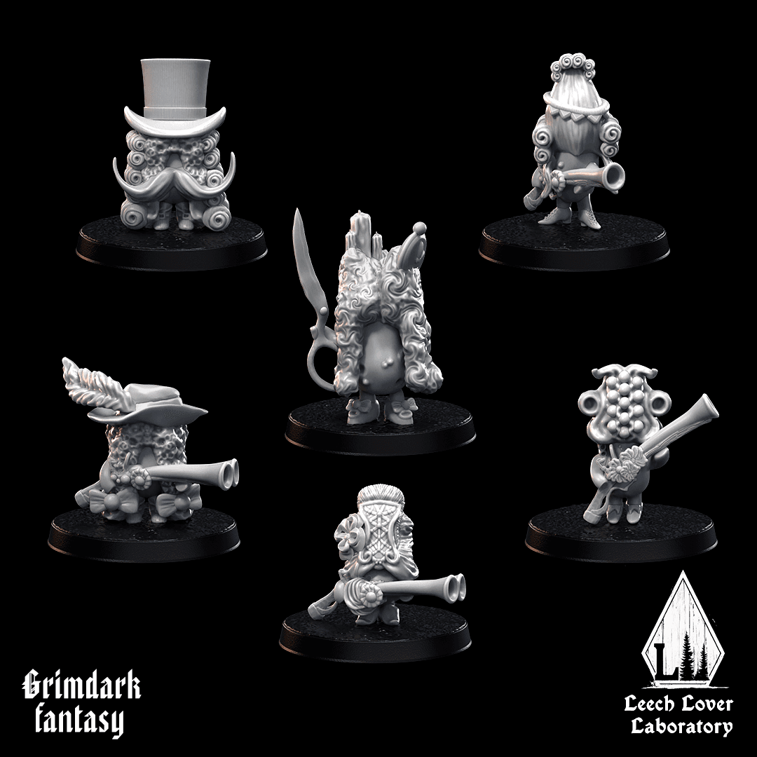 Potato Wigmakers for miniature-agnostic grimdark wargames