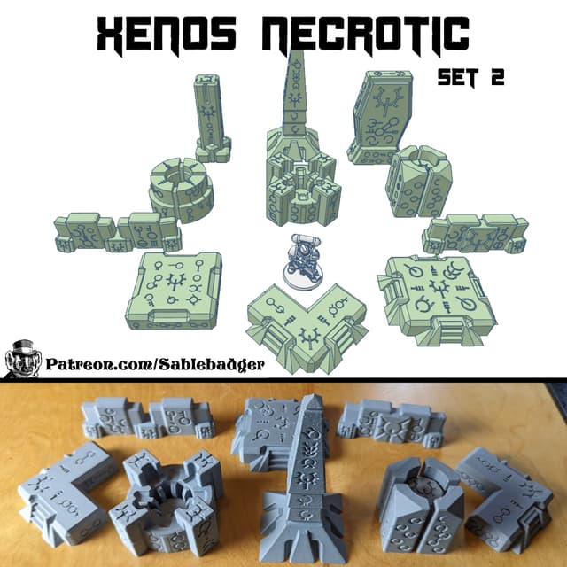 Xenos Necrotic Terrain set 2