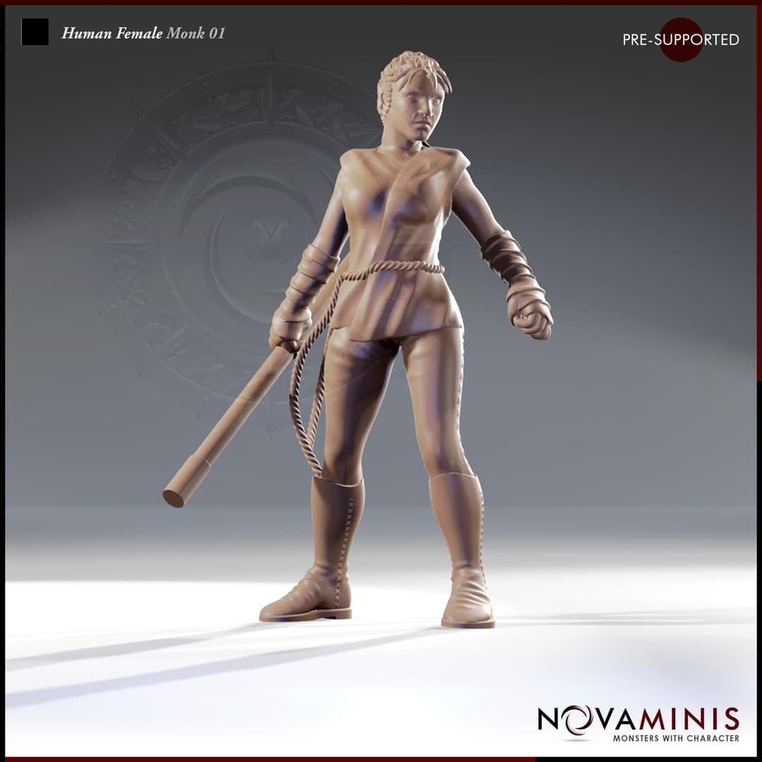 Human Female Monk 01