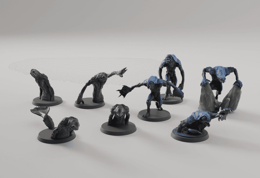 Deepers & Primal Deepers ( 8 miniatures)