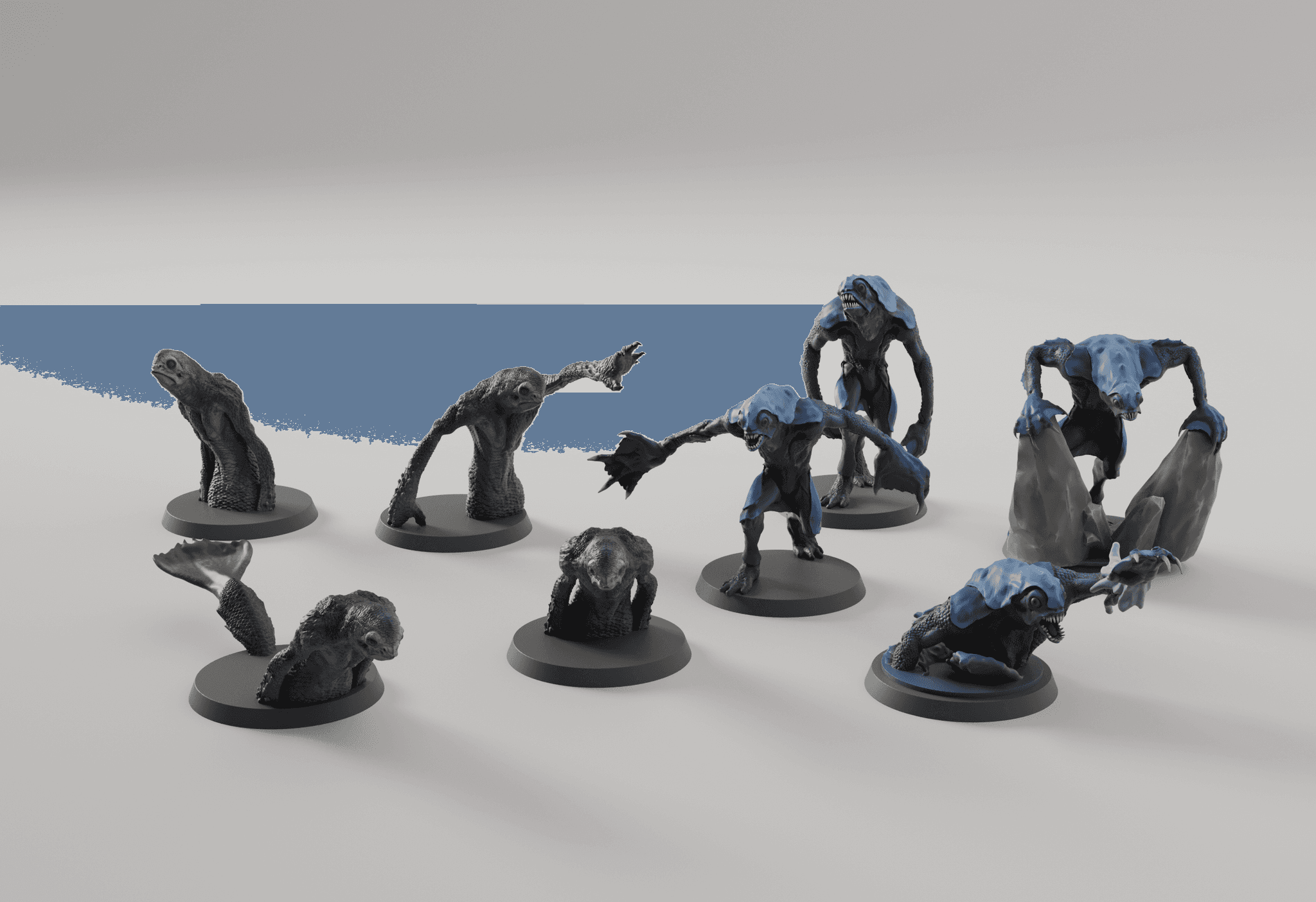 Deepers & Primal Deepers ( 8 miniatures)