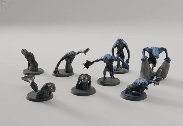 Deepers & Primal Deepers ( 8 miniatures)