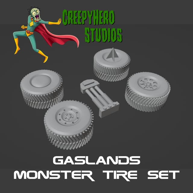 Gaslands Monster Tire Set