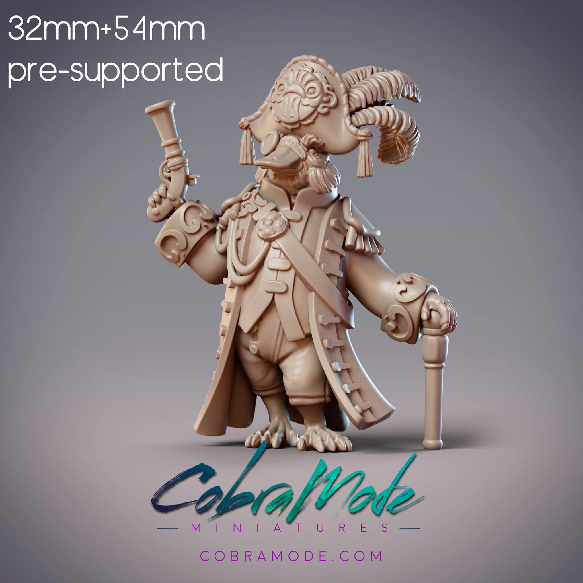 Platypus Sailor - Mushen, Boondaburra Captain (Pre-supported)