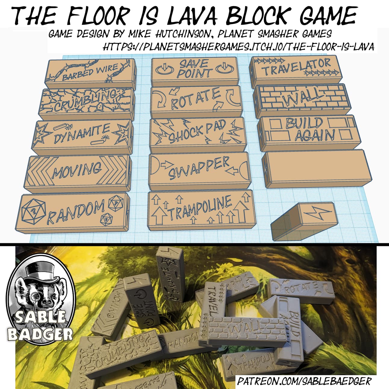 Blocks for Floor Is Lava game