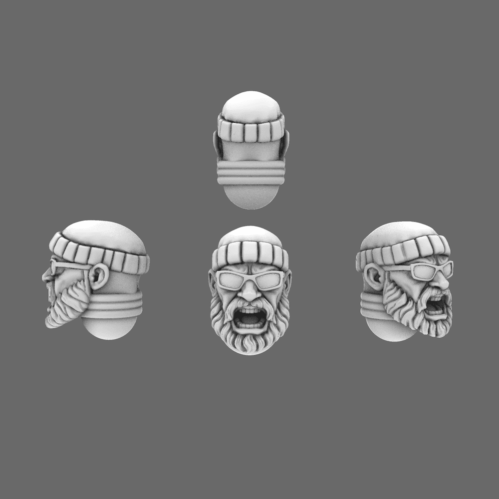 Space Knights Special Forces Operators Heads