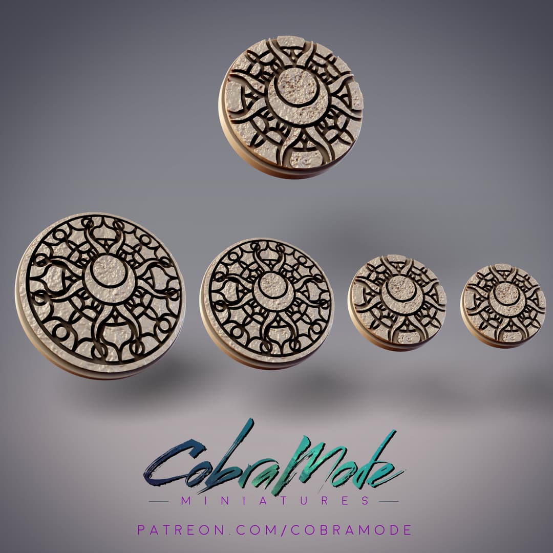 Mandala Tile Base Pack (4pc)