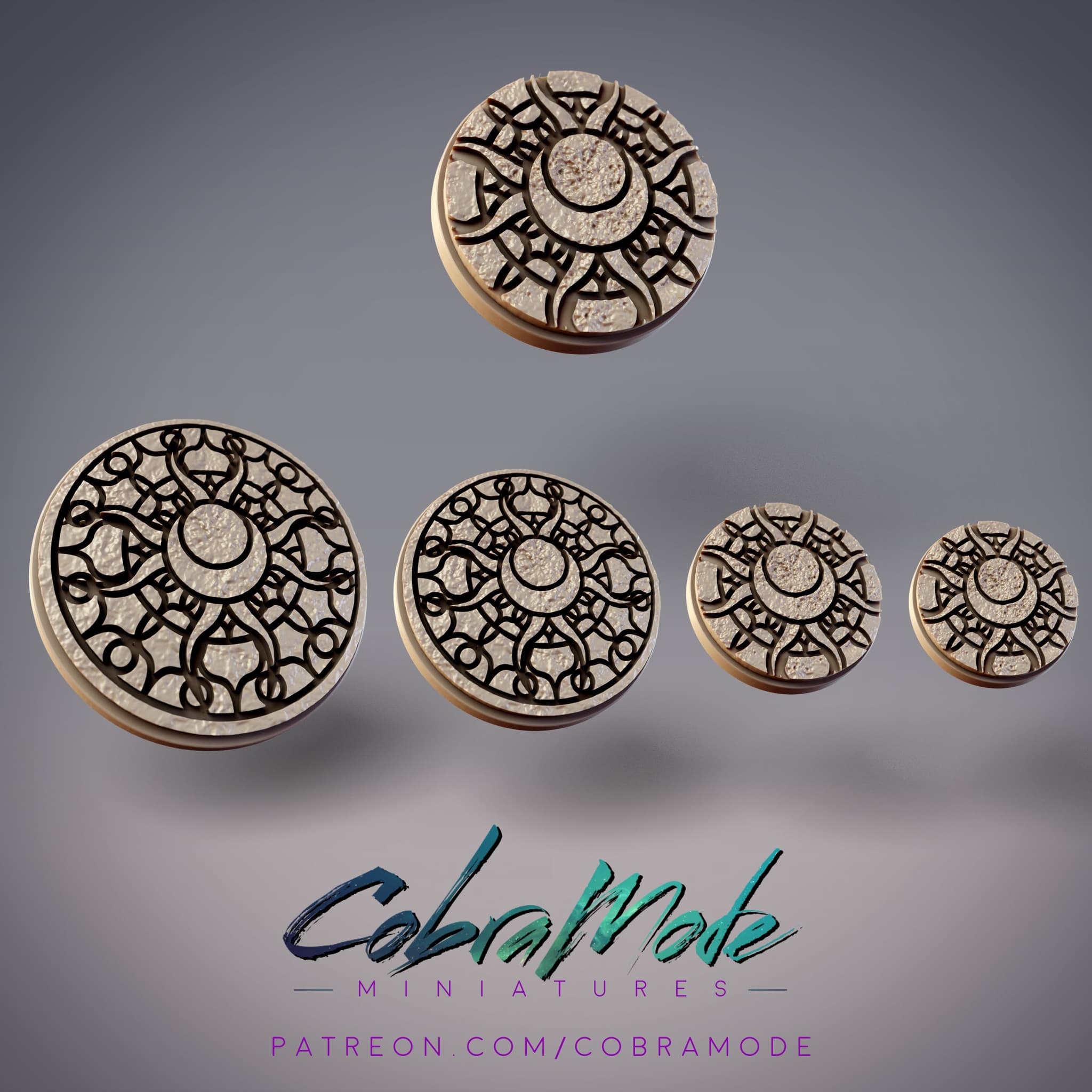 Mandala Tile Base Pack (4pc)