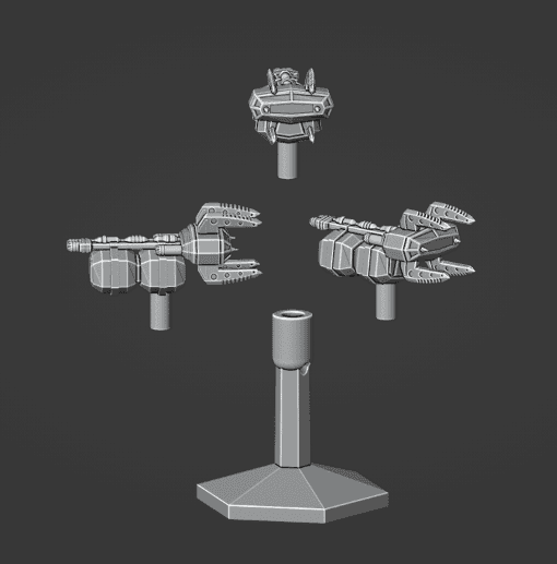 Blade Medium Utility Spaceship and Flightbase
