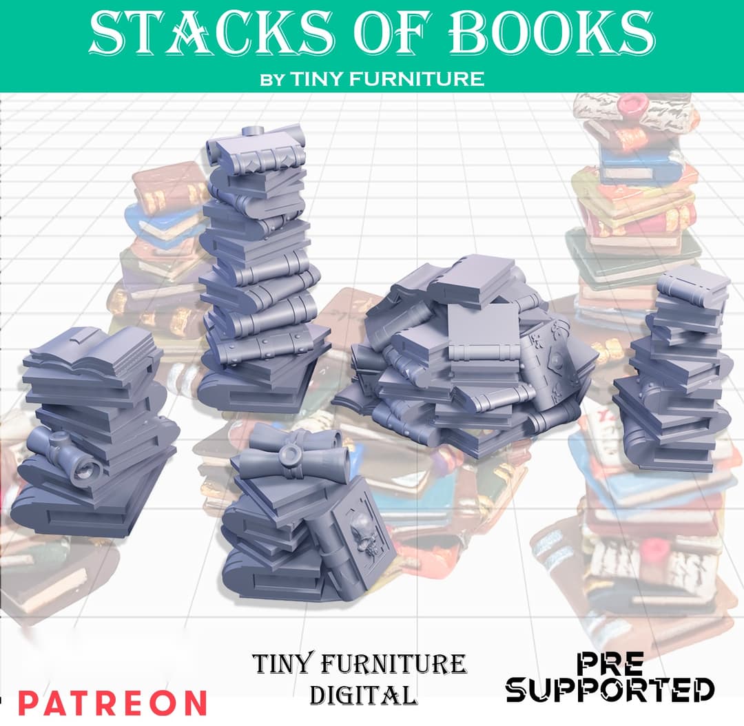 Stacks of books