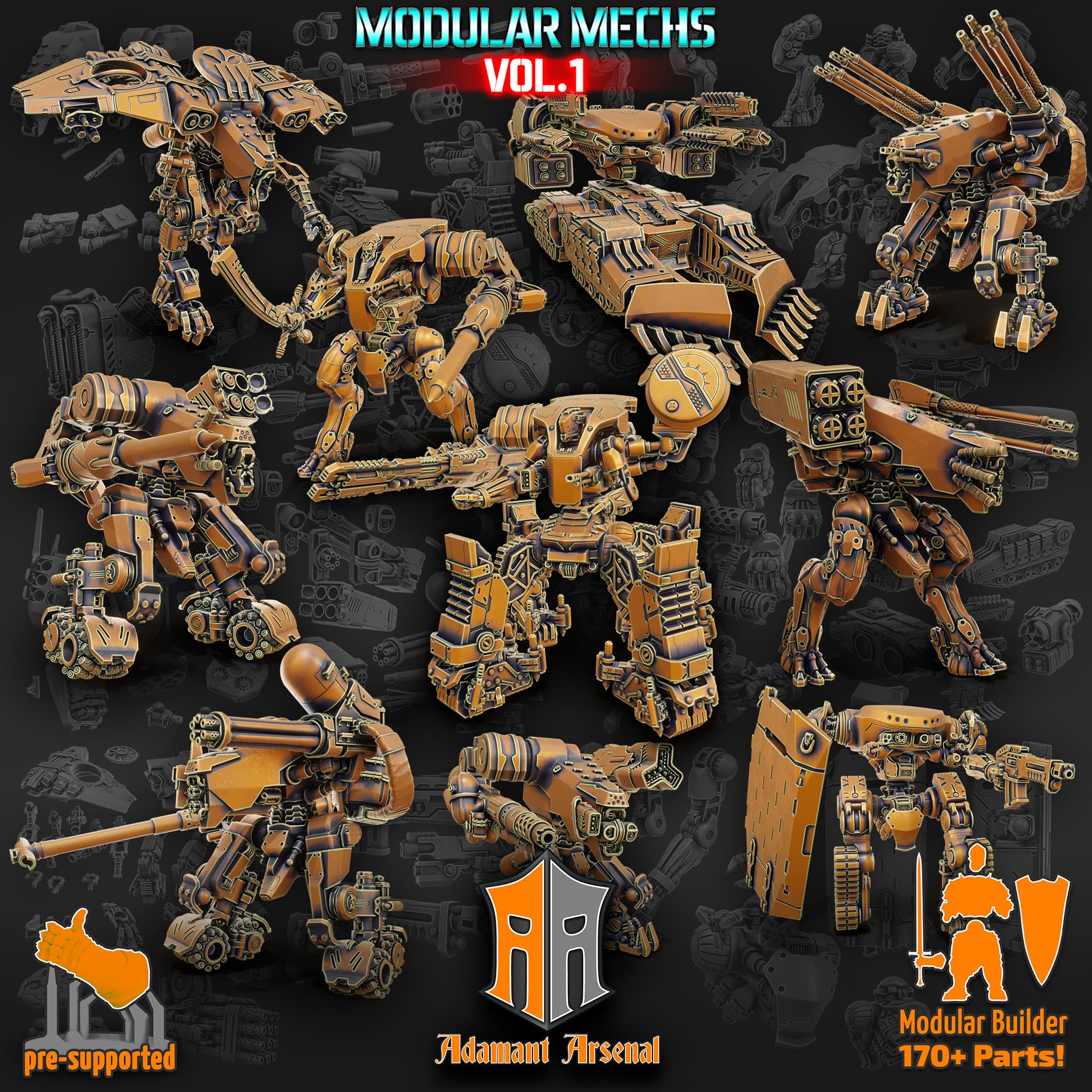 Modular Mechs Builder Vol.1