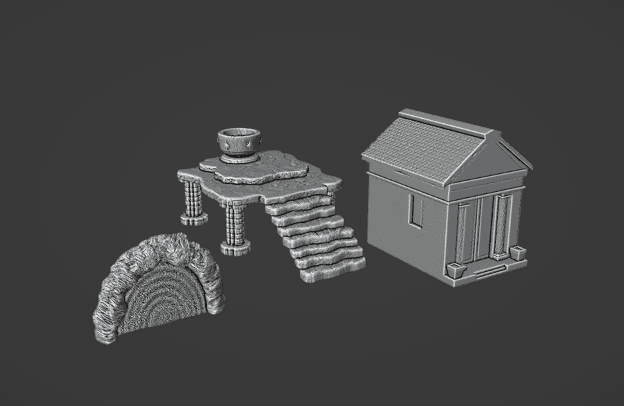 Gaslands Spooky Obstacles Set