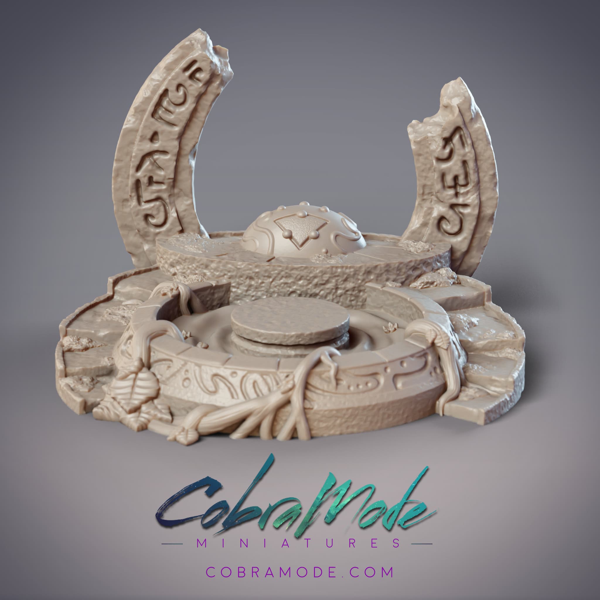 Gate Ruin Scatter Terrain (Supportless)