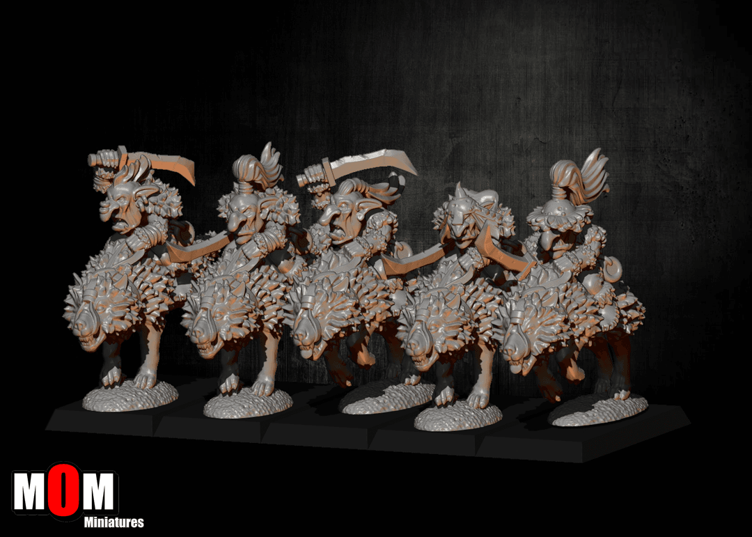 Goblins in wolves