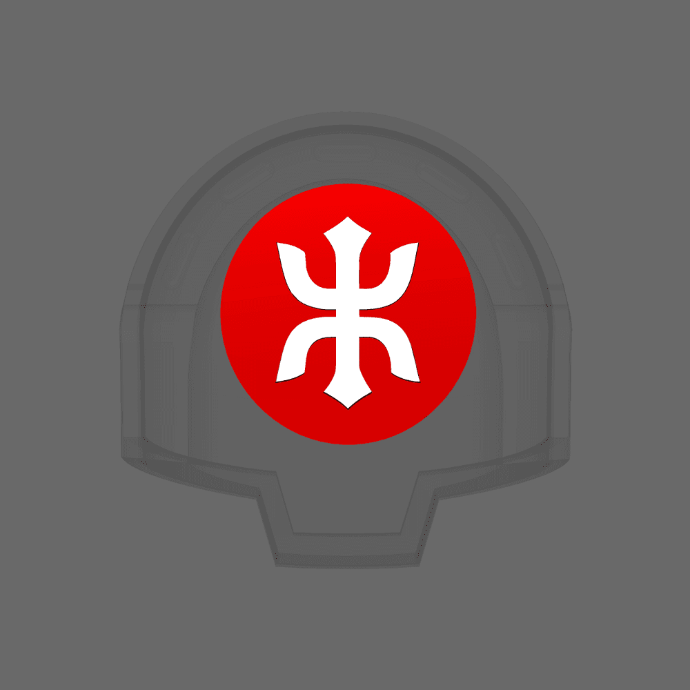Red Ronin Chapter DV04 Shoulder Circle Symbols
