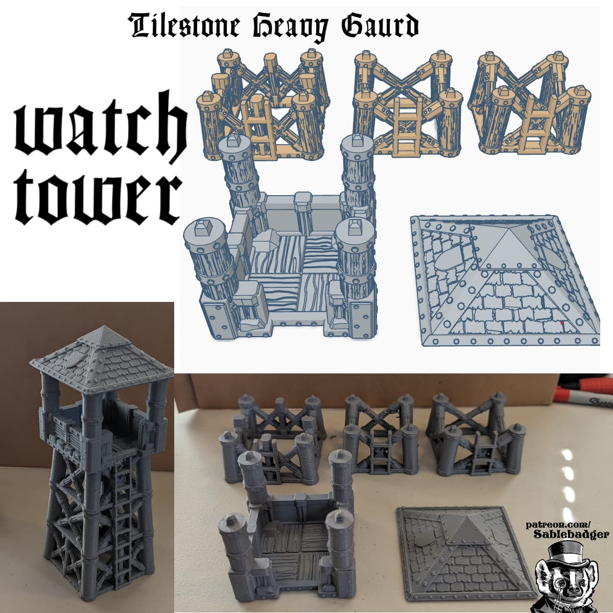 Tilestone Heavy - Guard Tower and Watchtower