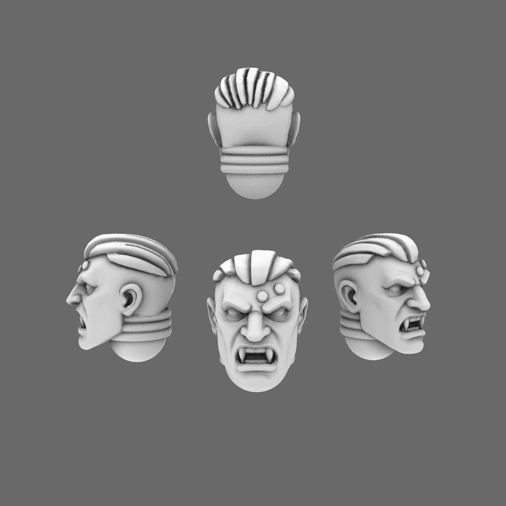 Strigoi Knights Veteran Vampire Heads