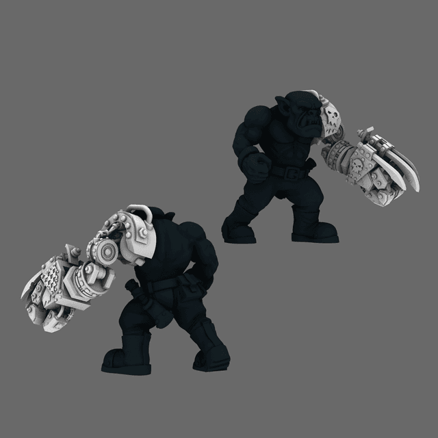 SO Blue Lads Elf Loot Power Claw Arm LEFT
