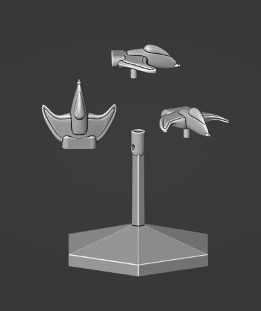 Hawk Recon Spaceship and Flightstand