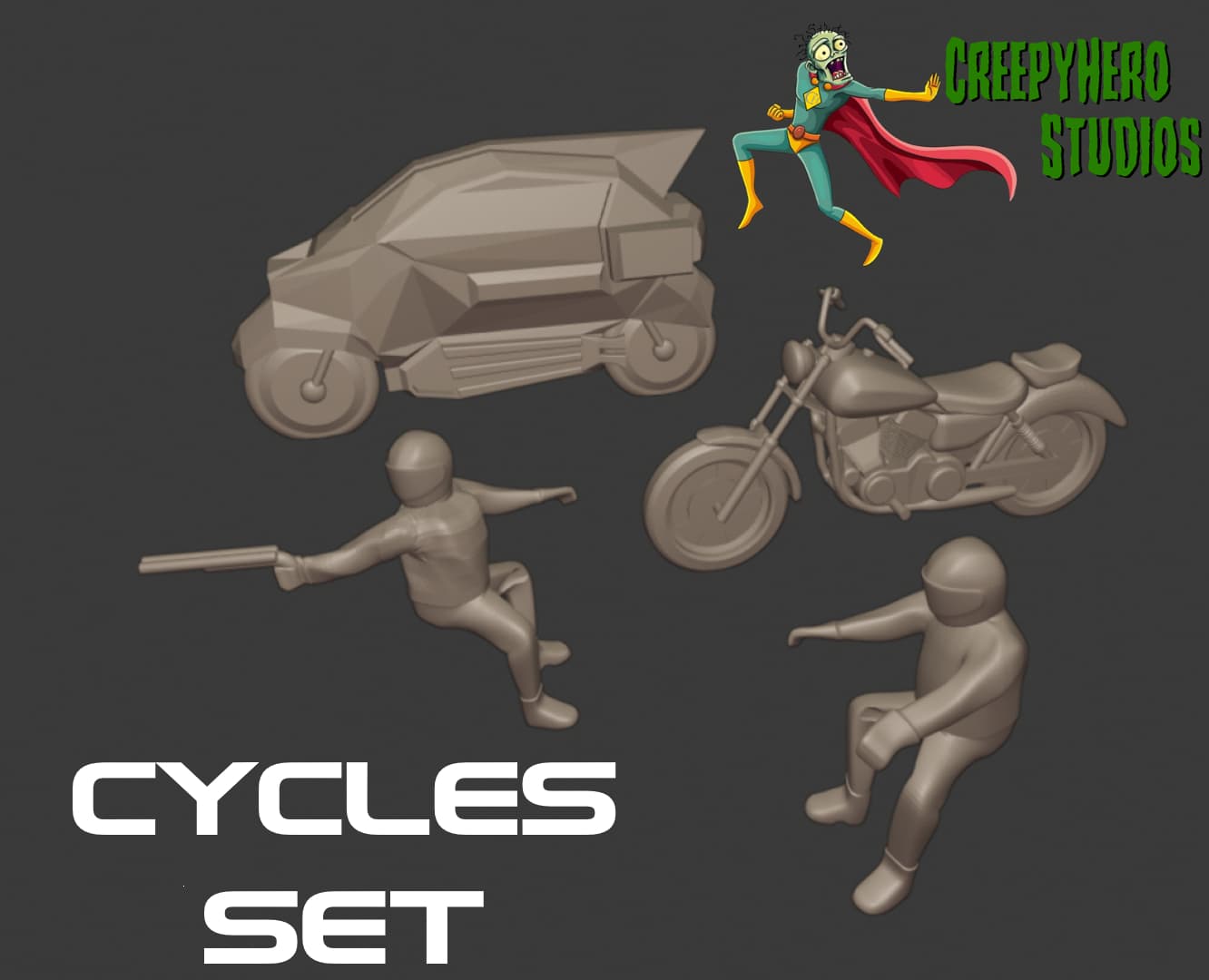Gaslands Cycles Set