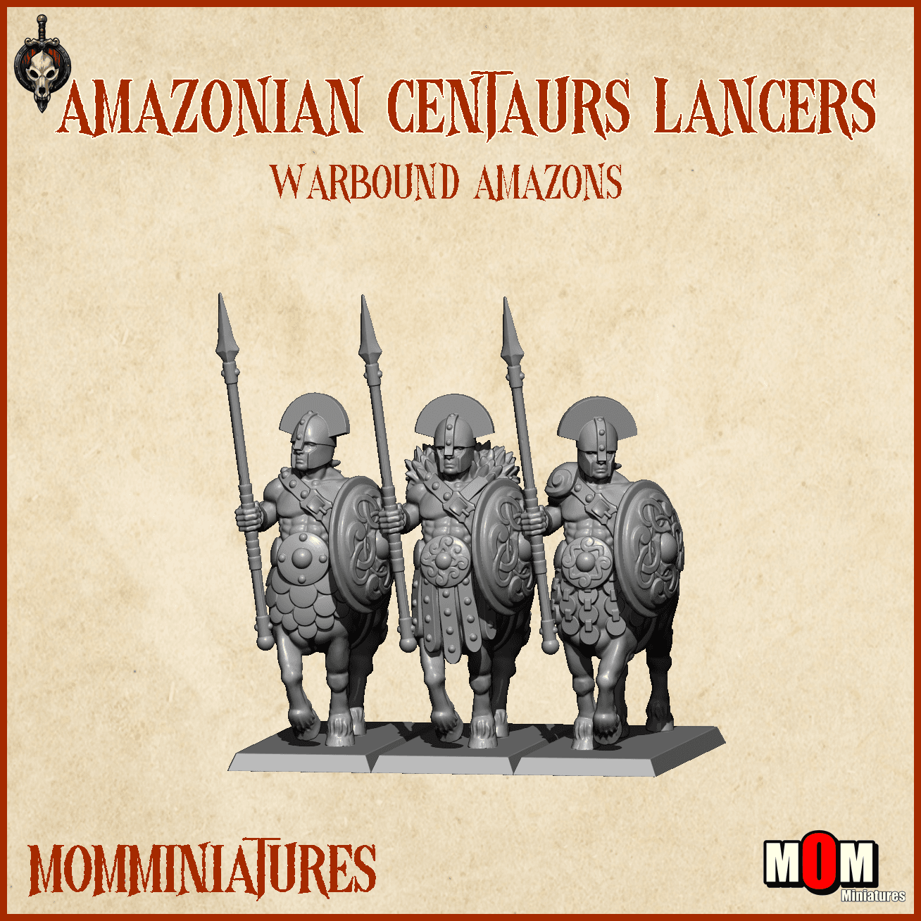 Amazonian Centaurs Lancers (Warbound Amazons)