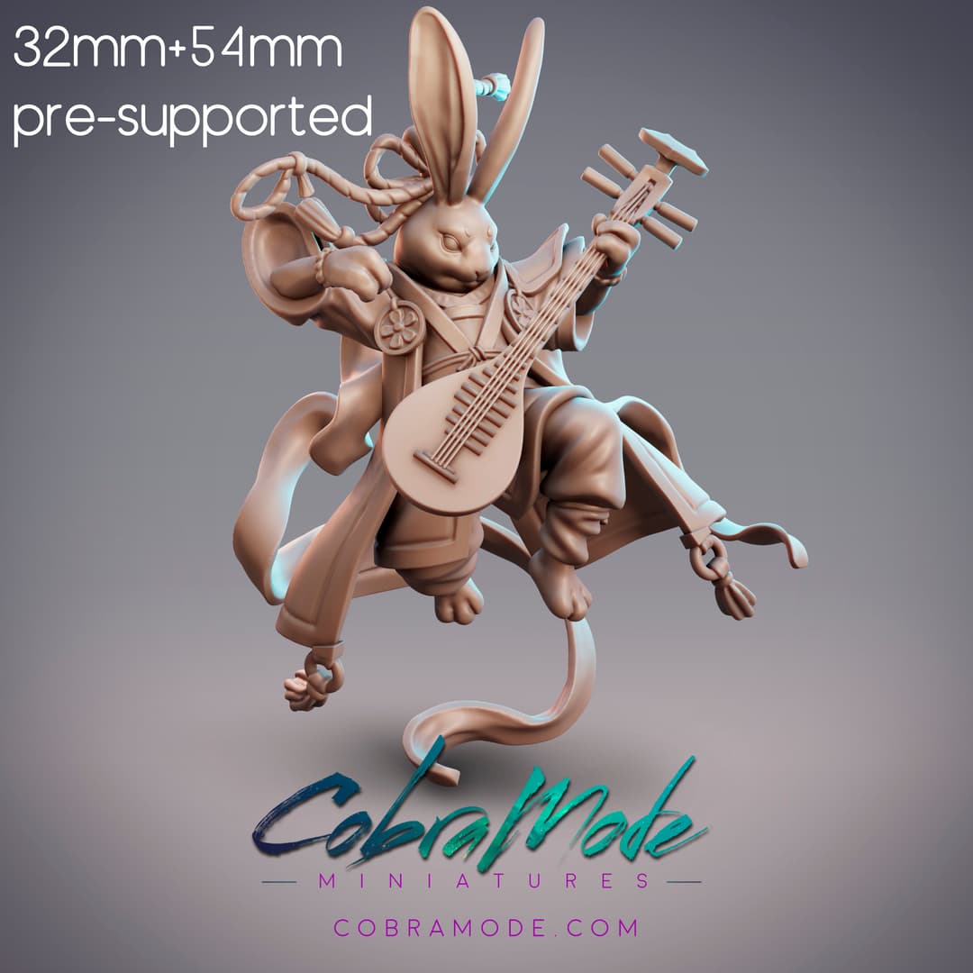 Rabbitfolk Musician - Shining Wave, Guanghan Court Bard (Pre-Supported)